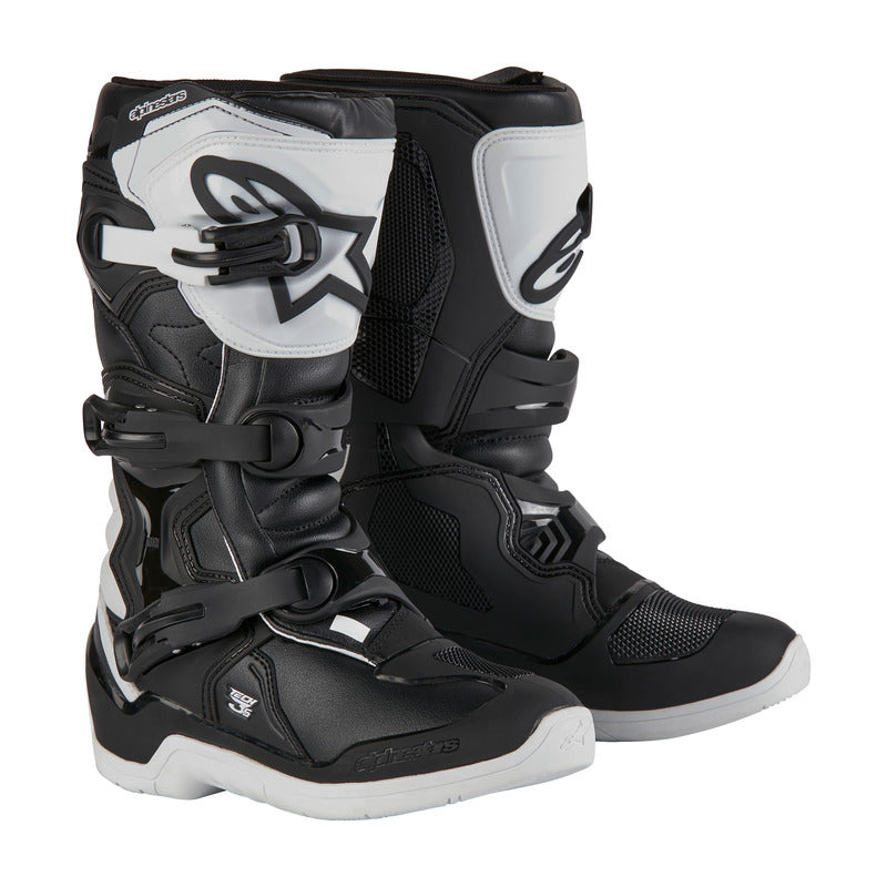 Boots: ALPINESTARS Youth TECH 3S White/Black