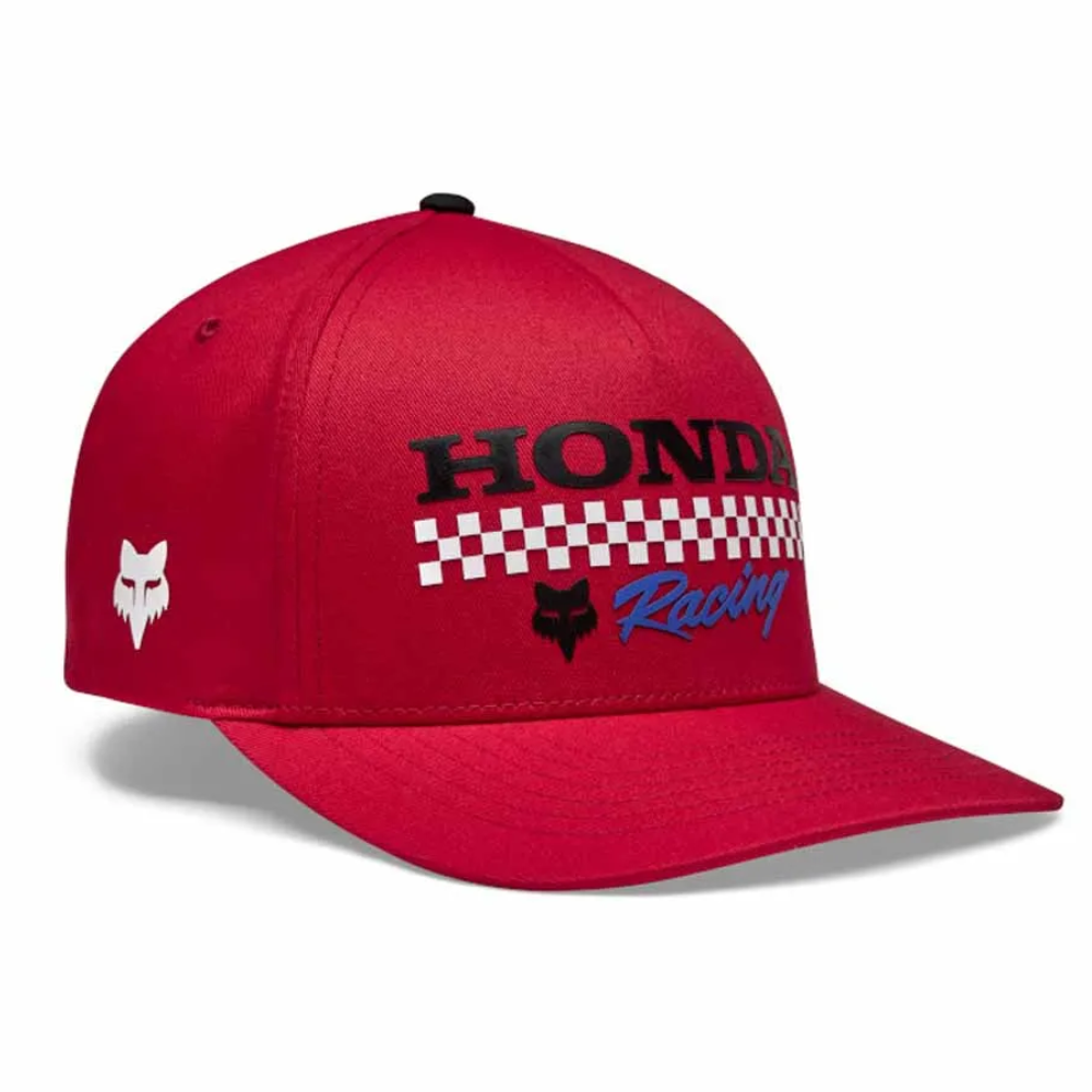 Hat: FOX 2025 HONDA FLEXFIT Red – NO LIMITS MOTO
