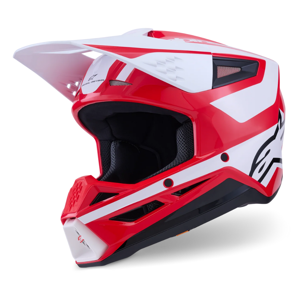 alpinestars mtb helm Helmet: ALPINESTARS SM3 HEAT ECE06 Red/White/Black Glossy – NO LIMITS MOTO