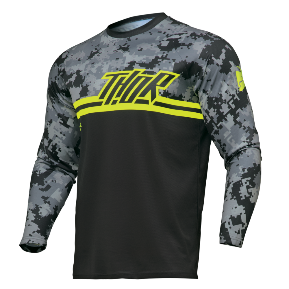 Jersey: THOR 2025 SECTOR Digi Camo Black – NO LIMITS MOTO