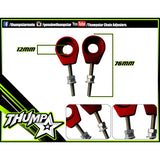 Drive: THUMPSTAR CHAIN ADJUSTER BILLET ALLOY Red 12mm