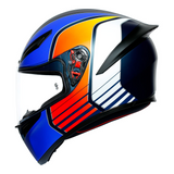 Helmet: AGV K-1 POWER Drk/Blue/Org