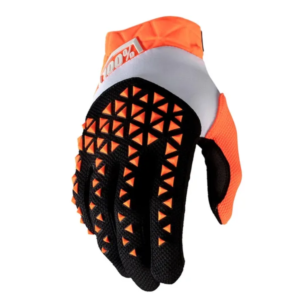 Gloves: 100% AIRMATIC Orange/Black