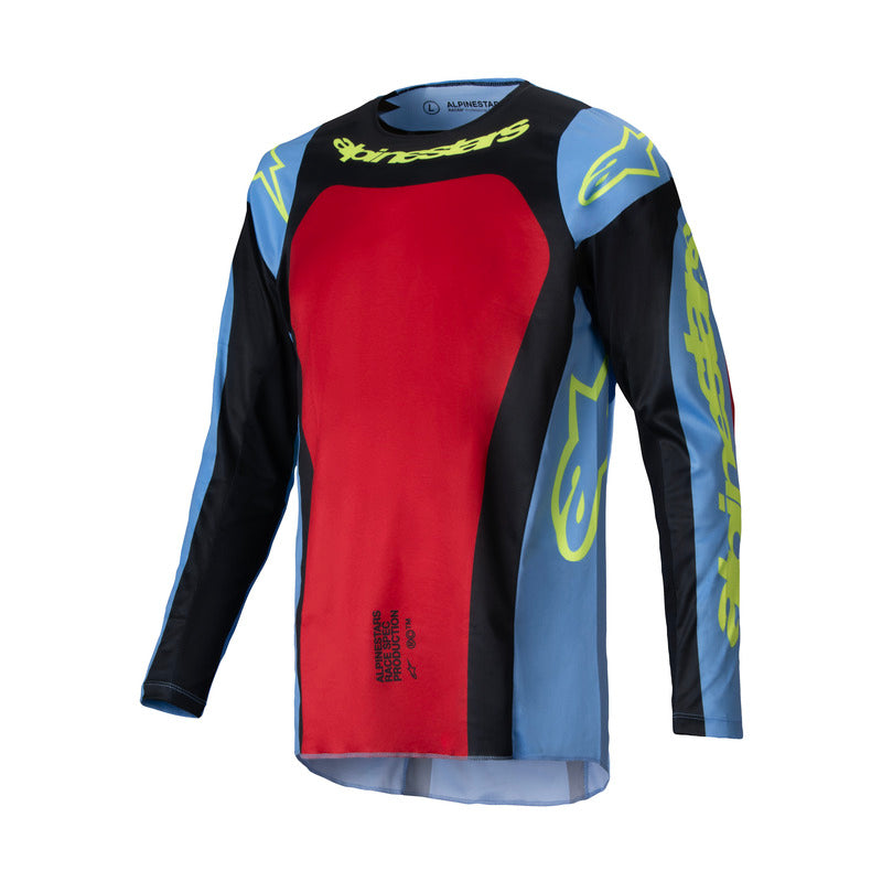 Jersey: ALPINESTARS 2025 RACER OCURI Blue Red FluYellow