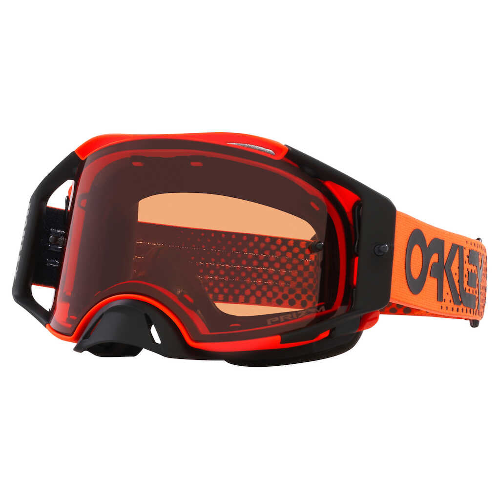 Goggles: Oakley AIRBRAKE Moto B1B Orange with Prizm Bronze Lens