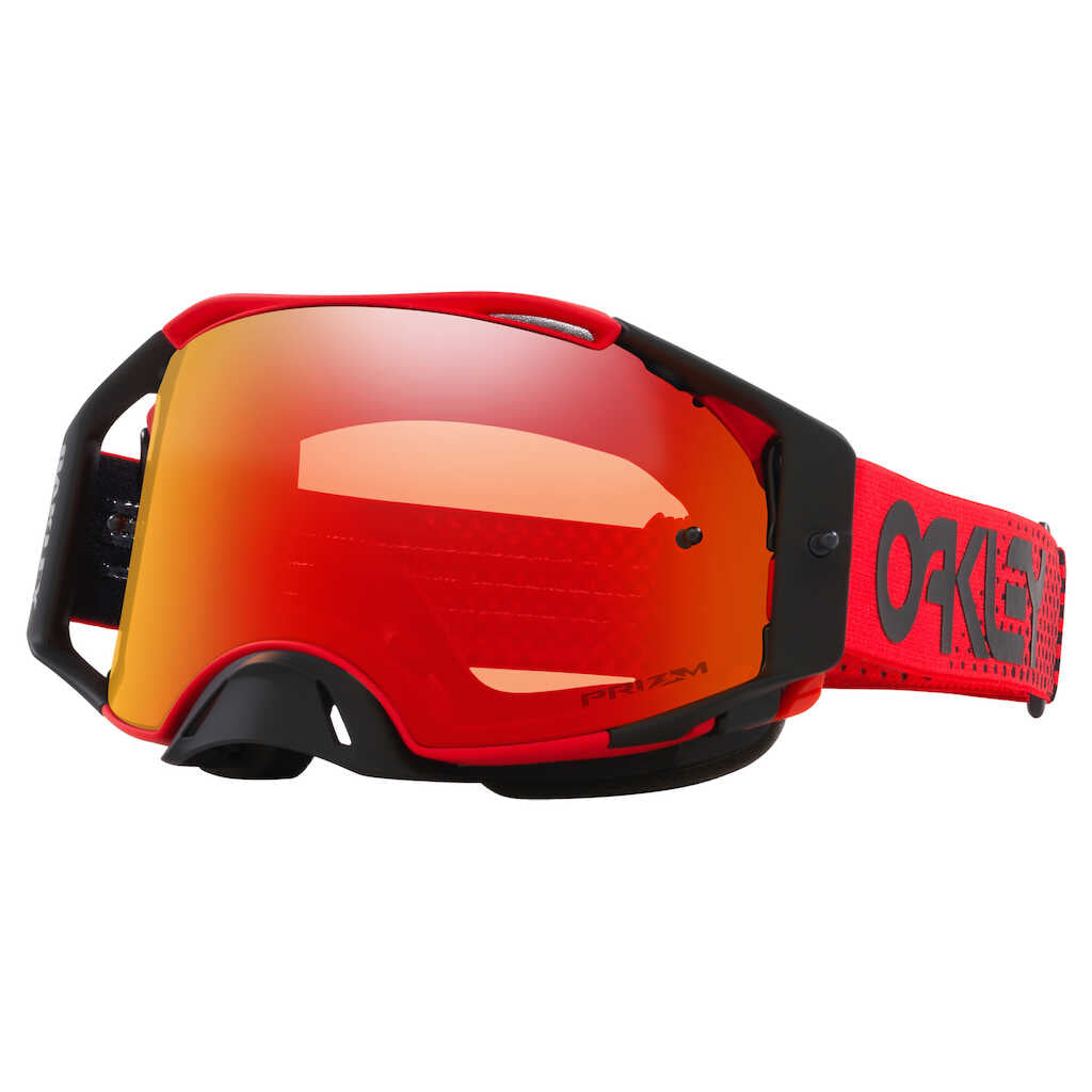 Goggles: Oakley AIRBRAKE Moto B1B Red with Prizm Torch Lens