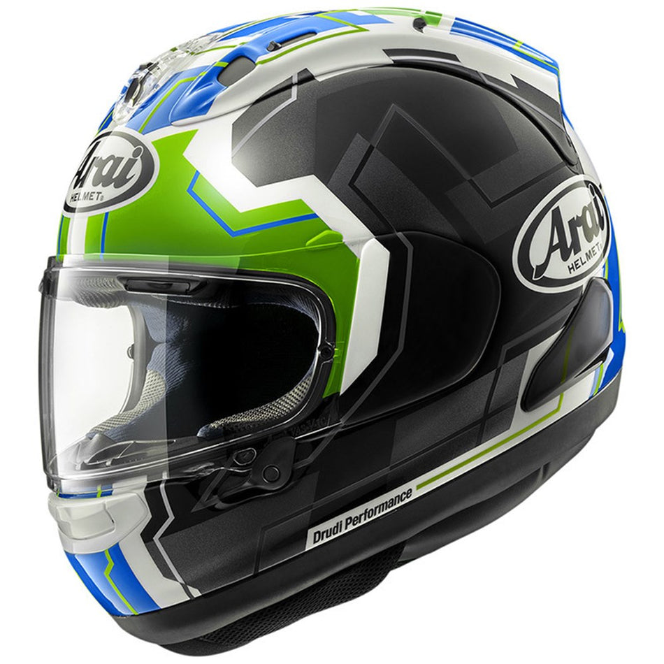 Helmet: ARAI RX-7V EVO JONOTHAN REA 65 Full Face Green