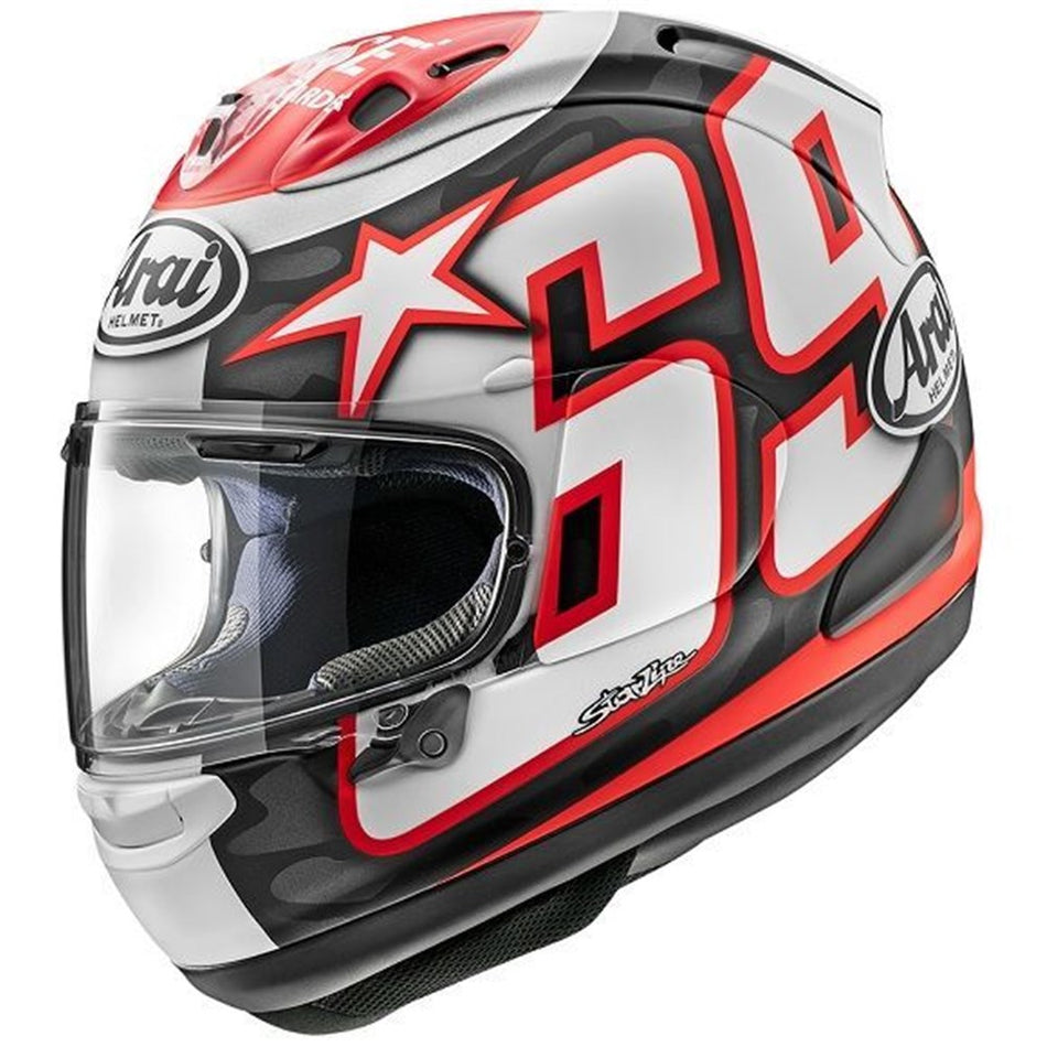 Helmet: ARAI RX-7V EVO NICKY RESET Full Face Nicky Black