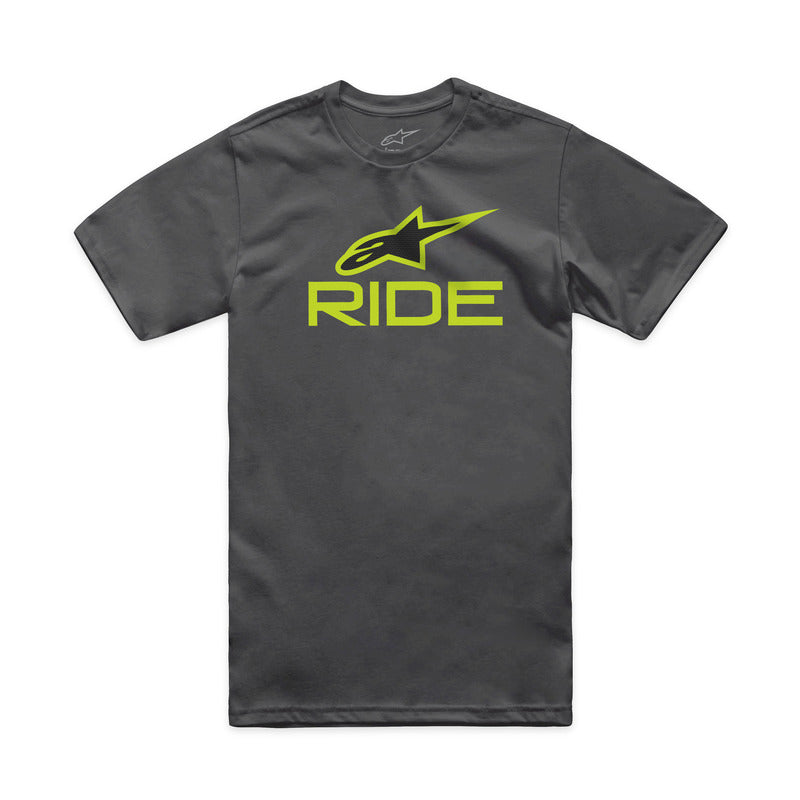 Tee: ALPINESTARS RIDE 4.0 CSF Char/Lime/Blk