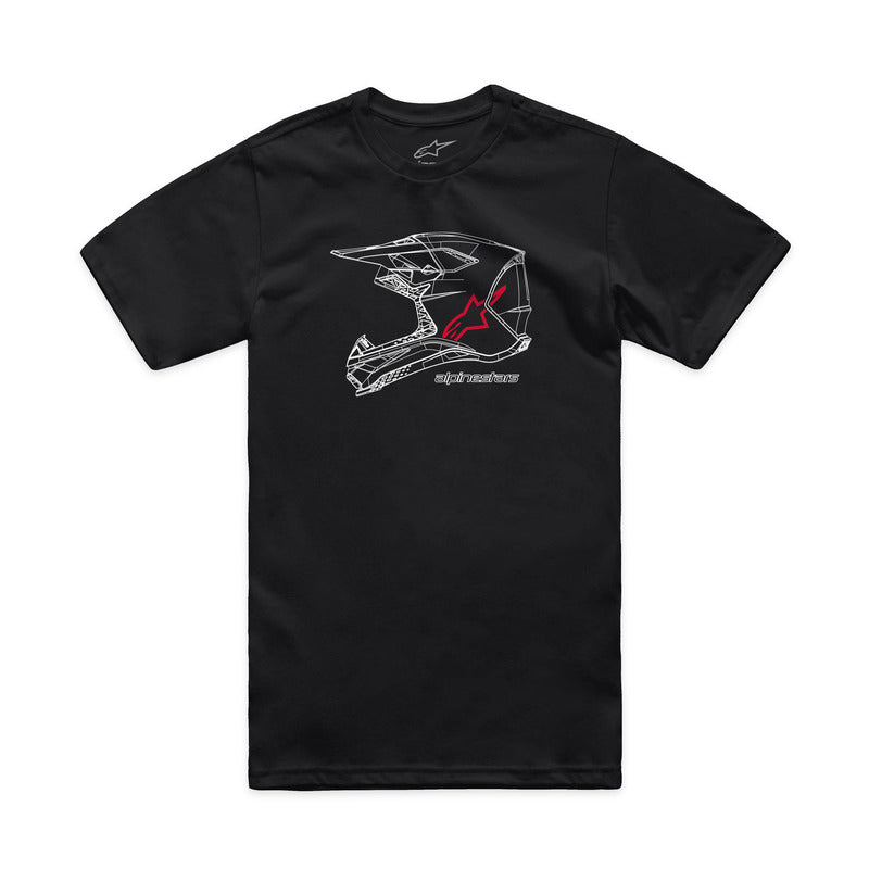 Tee: ALPINESTARS MX HELMET CSF Black