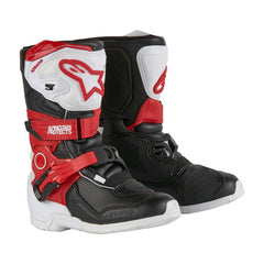 Boots: ALPINESTARS Kids TECH 3S White/Black Bright Red