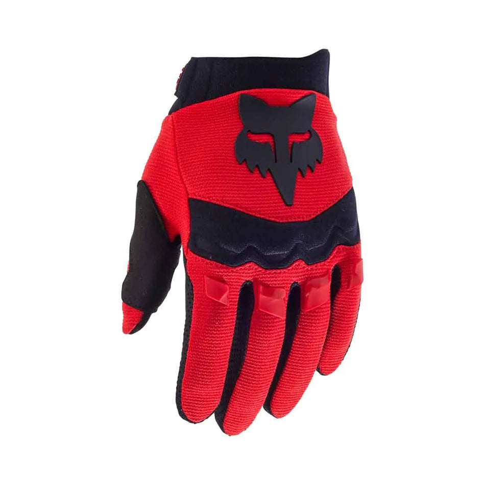 Gloves: FOX 2025 Youth DIRTPAW Flo Red