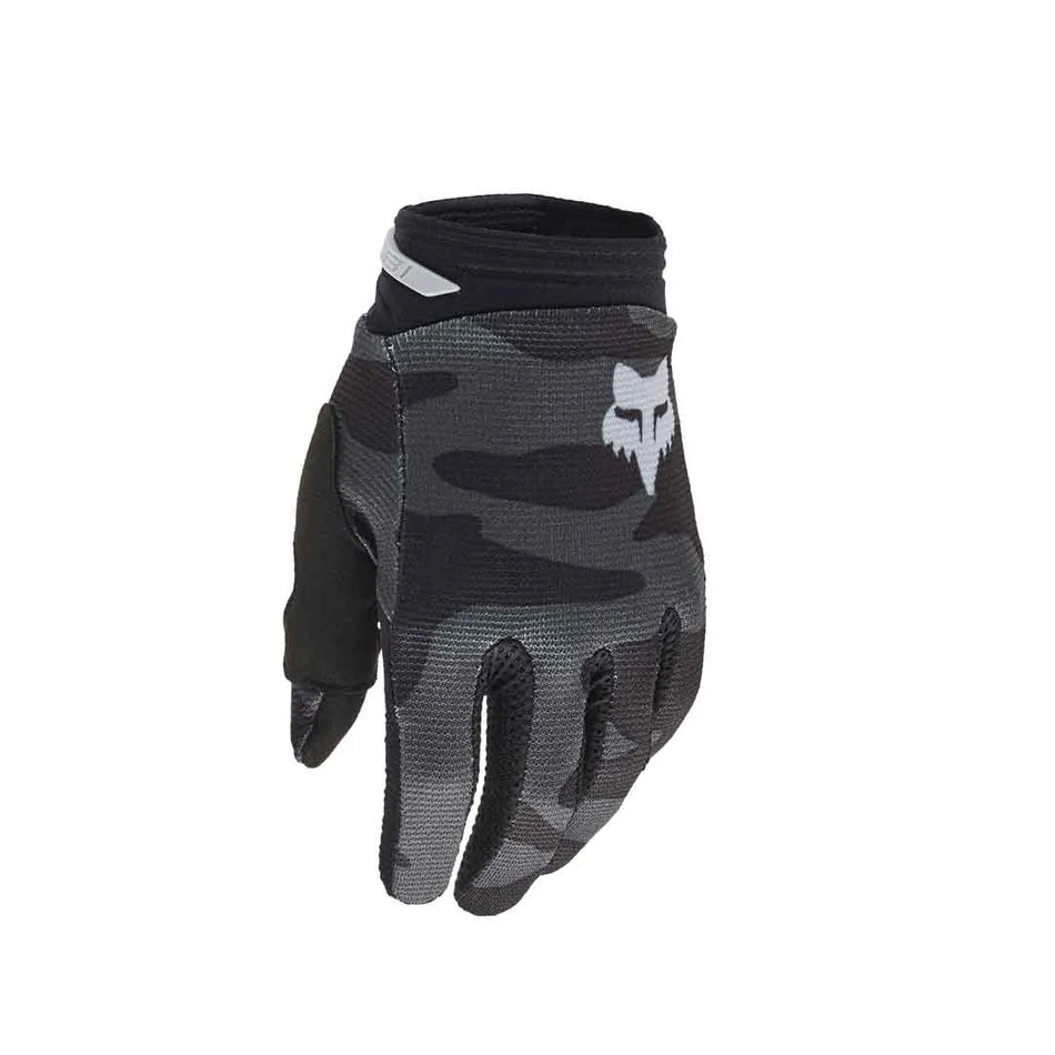 Gloves: FOX 2025 Youth 180 BNKR Black Camo