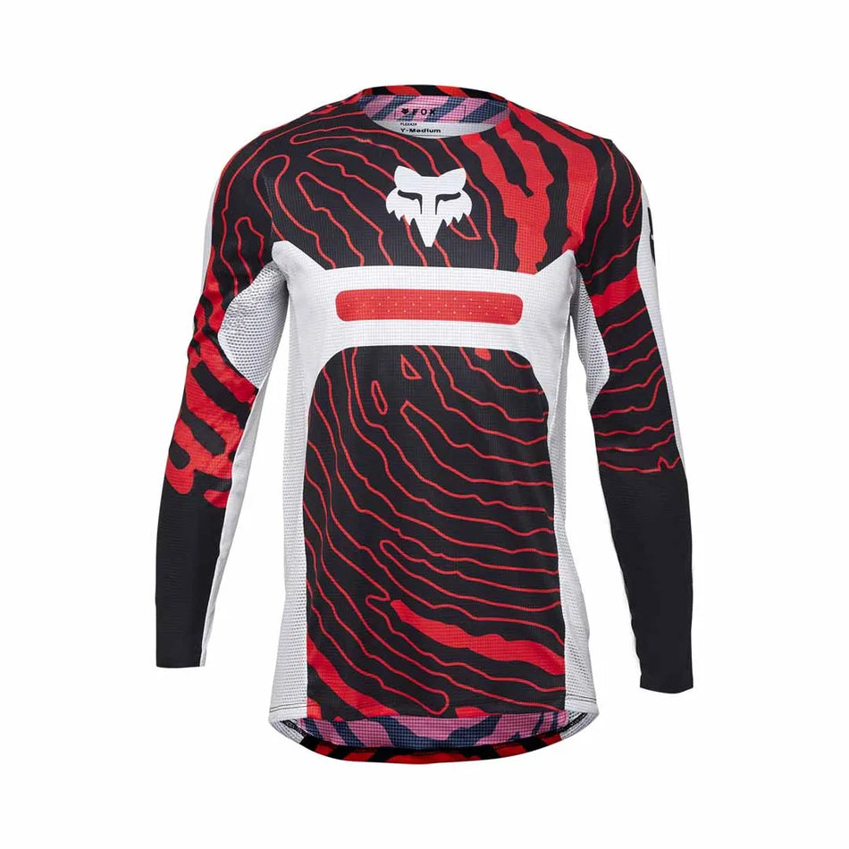 Jersey: FOX 2025 Youth FLEXAIR IMPRESSION White