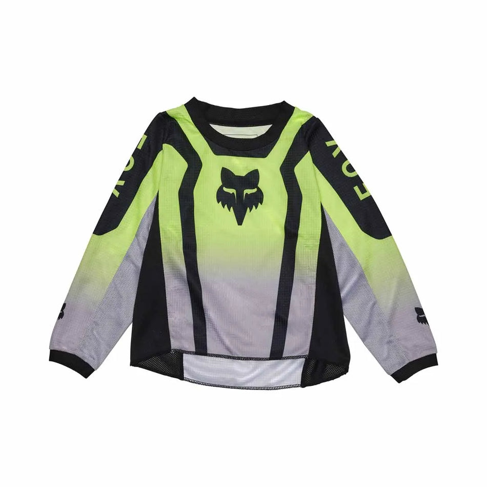 Jersey: FOX 2025 Kids 180 LEAN Fluro Yellow