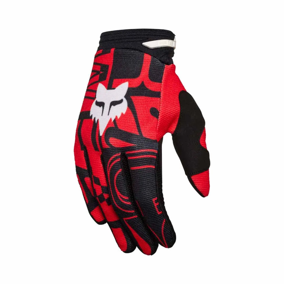 Gloves: FOX 2025 Youth 180 RACE SPEC Flo Red