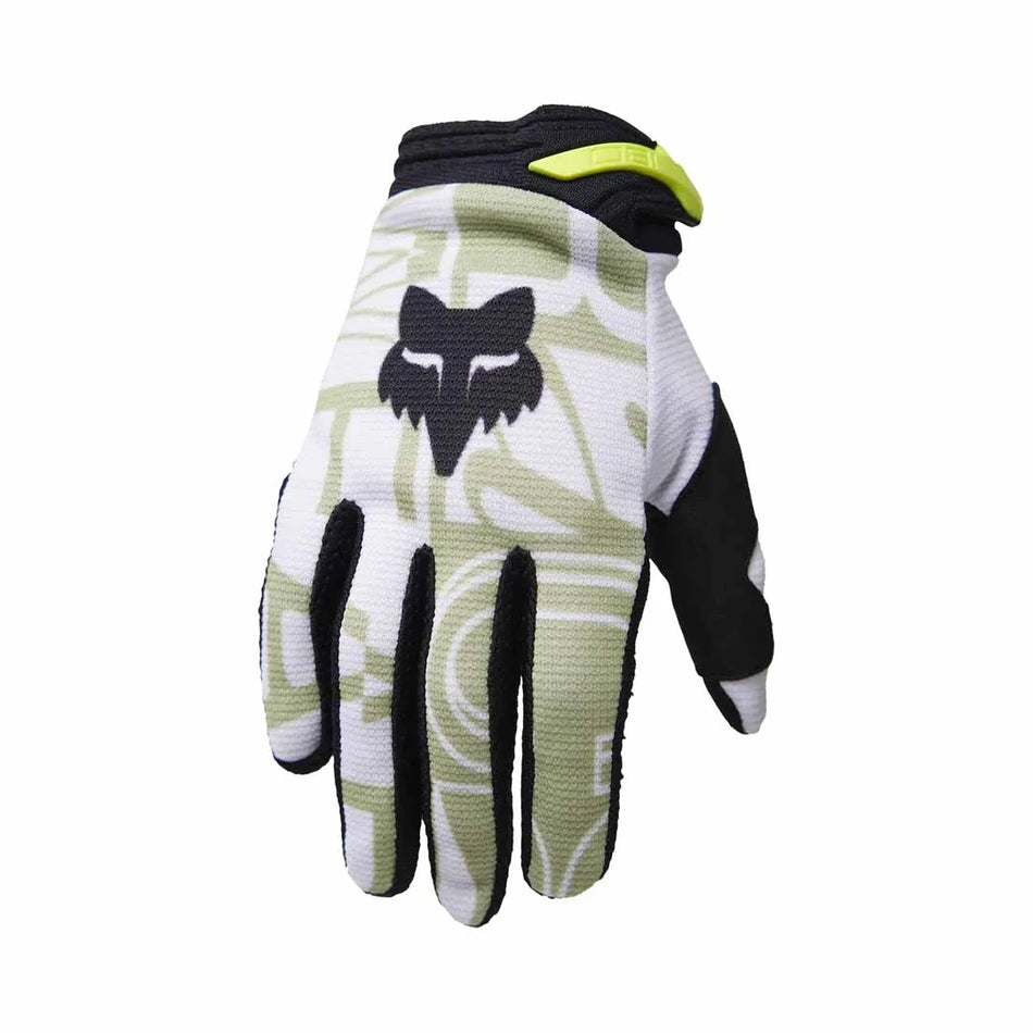Gloves: FOX 2025 Youth 180 RACE SPEC Pale Green