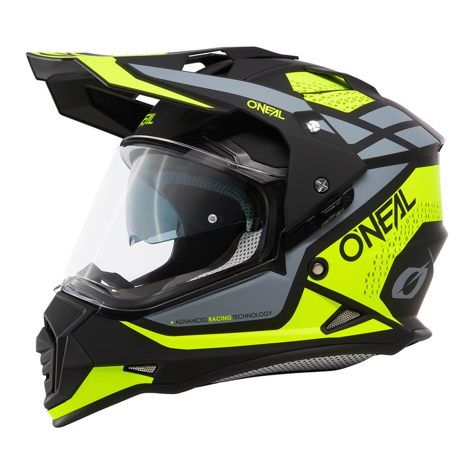 Helmet: ONEAL 2025 SIERRA R V.24 Matte N-Yell/Blk/Gry