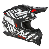 Helmet: ONEAL 2024 Youth 2 SRS Glitch Black/White