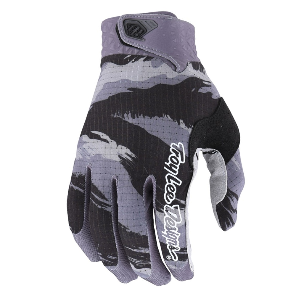 Gloves: TROY LEE DESIGNS 2023 Youth BRUSHED CAMO AIR Blk/Grey