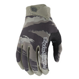 Gloves: TROY LEE DESIGNS 2023 BRUSHED AIR Camo Army Green