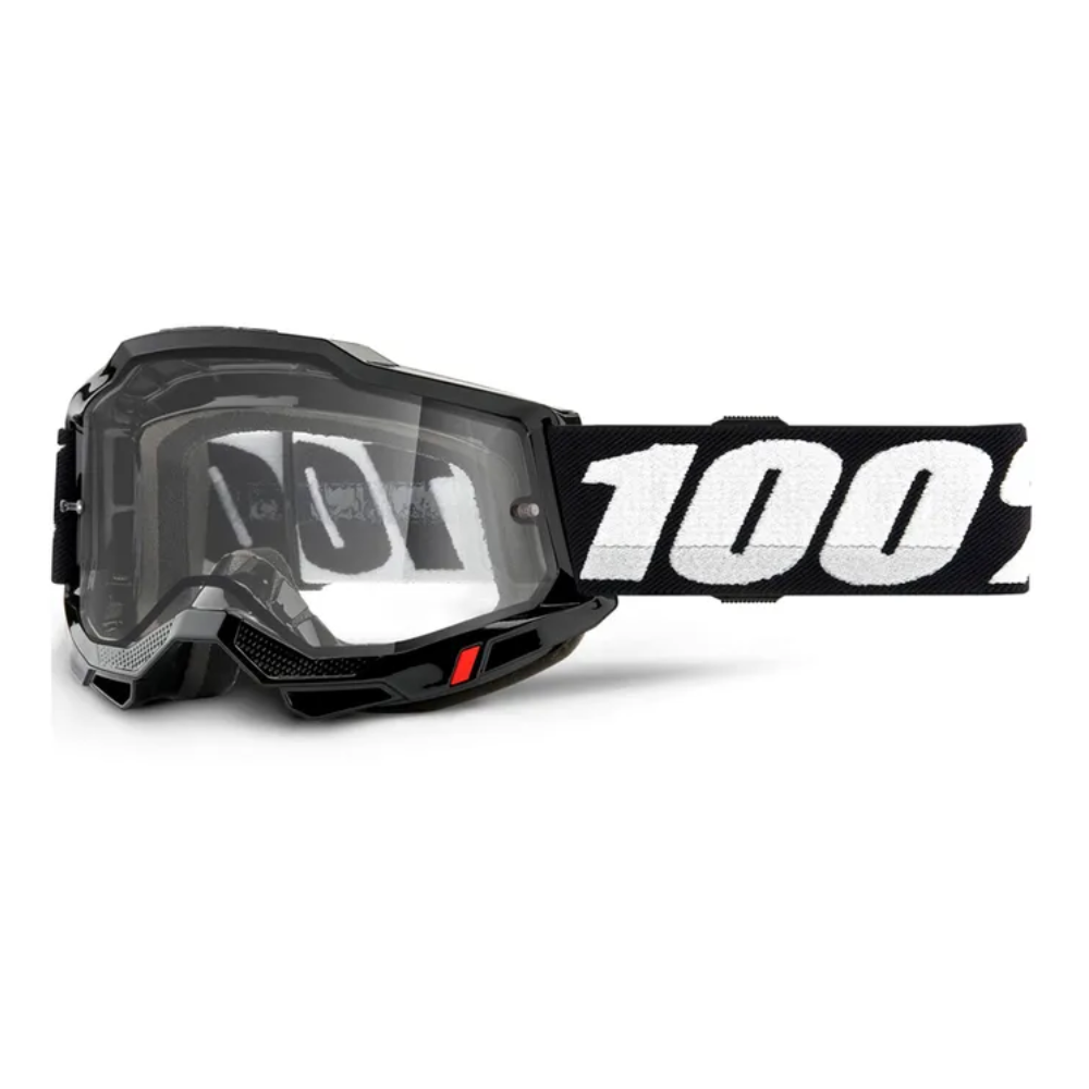 Goggles: 100% ACCURI 2 ENDURO MOTO Black Clear