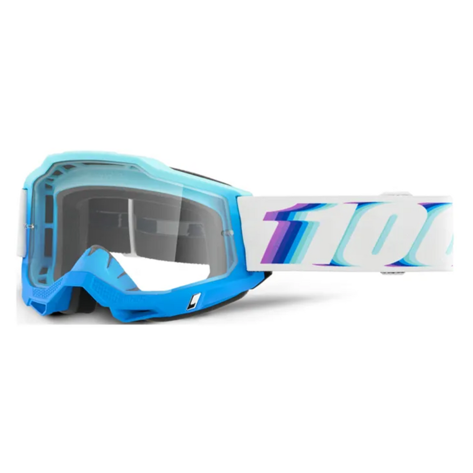 Goggles: 100% ACCURI 2 STAMINO Clear