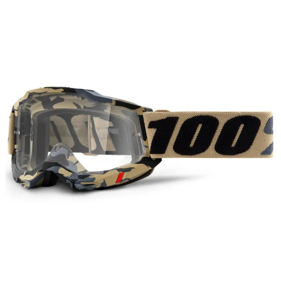 Goggles: 100% ACCURI 2 TARMAC Clear