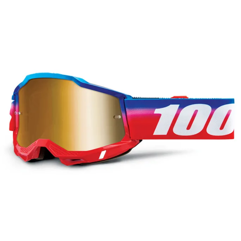 Goggles: 100% ACCURI 2 UNITY True Gold Mirror