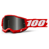 Goggles: 100% ACCURI 2 SAND Red Smoke