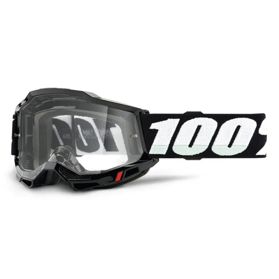 Goggles: 100% ACCURI 2 Youth Black Clear