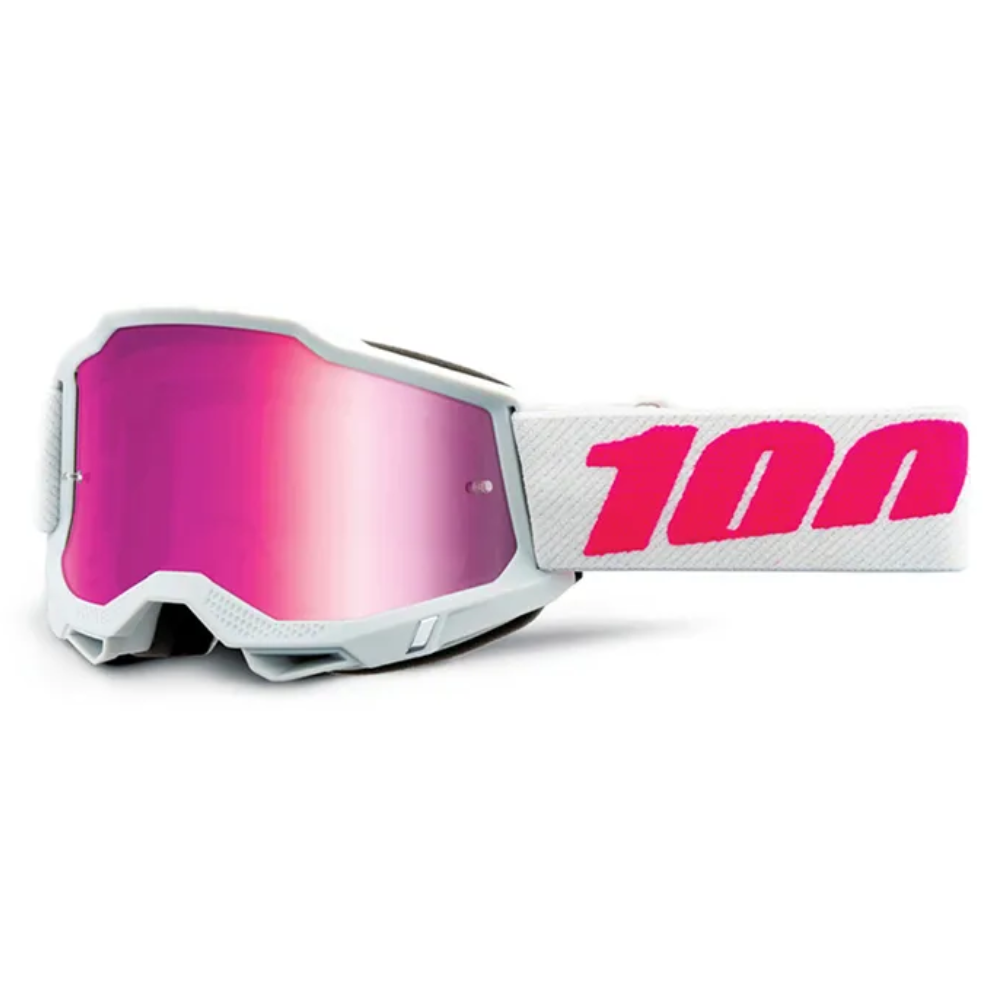 Goggles: 100% ACCURI 2 Youth KEETZ Pink Mirror