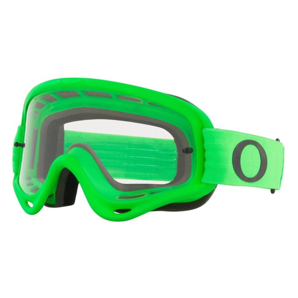 Goggles: Oakley O FRAME MX Moto Green Clear Lens
