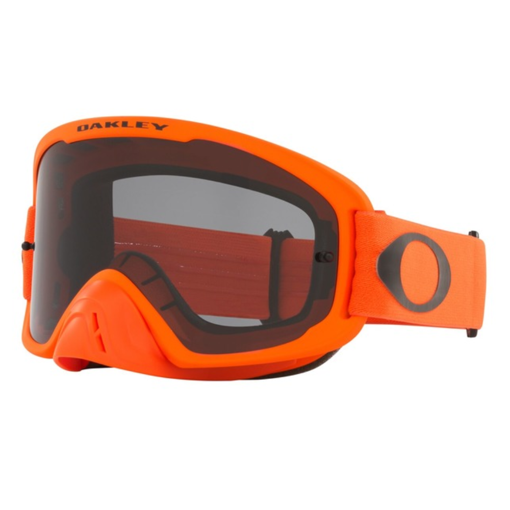 Goggles: Oakley O FRAME 2.0 PRO Moto Orange with Dark Grey Hi Impact