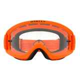 Goggles: Oakley XS O FRAME 2.0 PRO Moto Orange with Clear Hi Impact Lens
