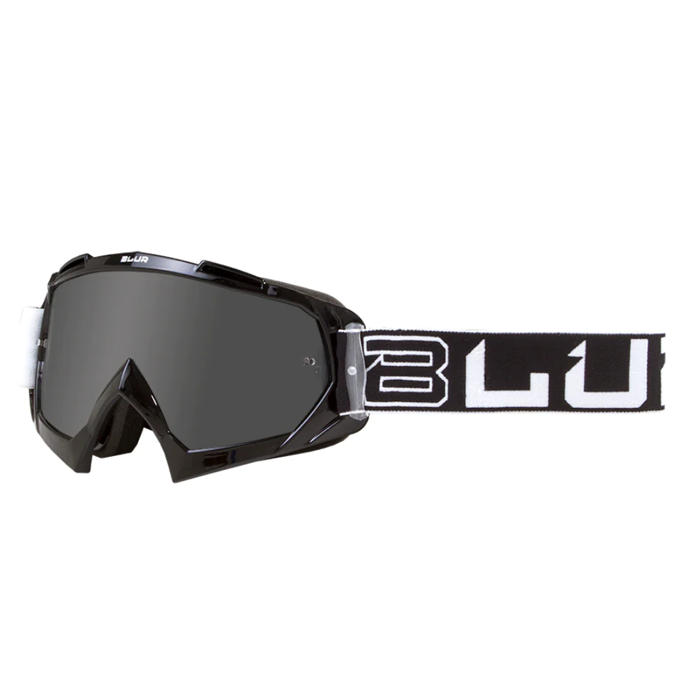 Goggles: BLUR B-10 TWO FACE SIL LENS Blk/Wht