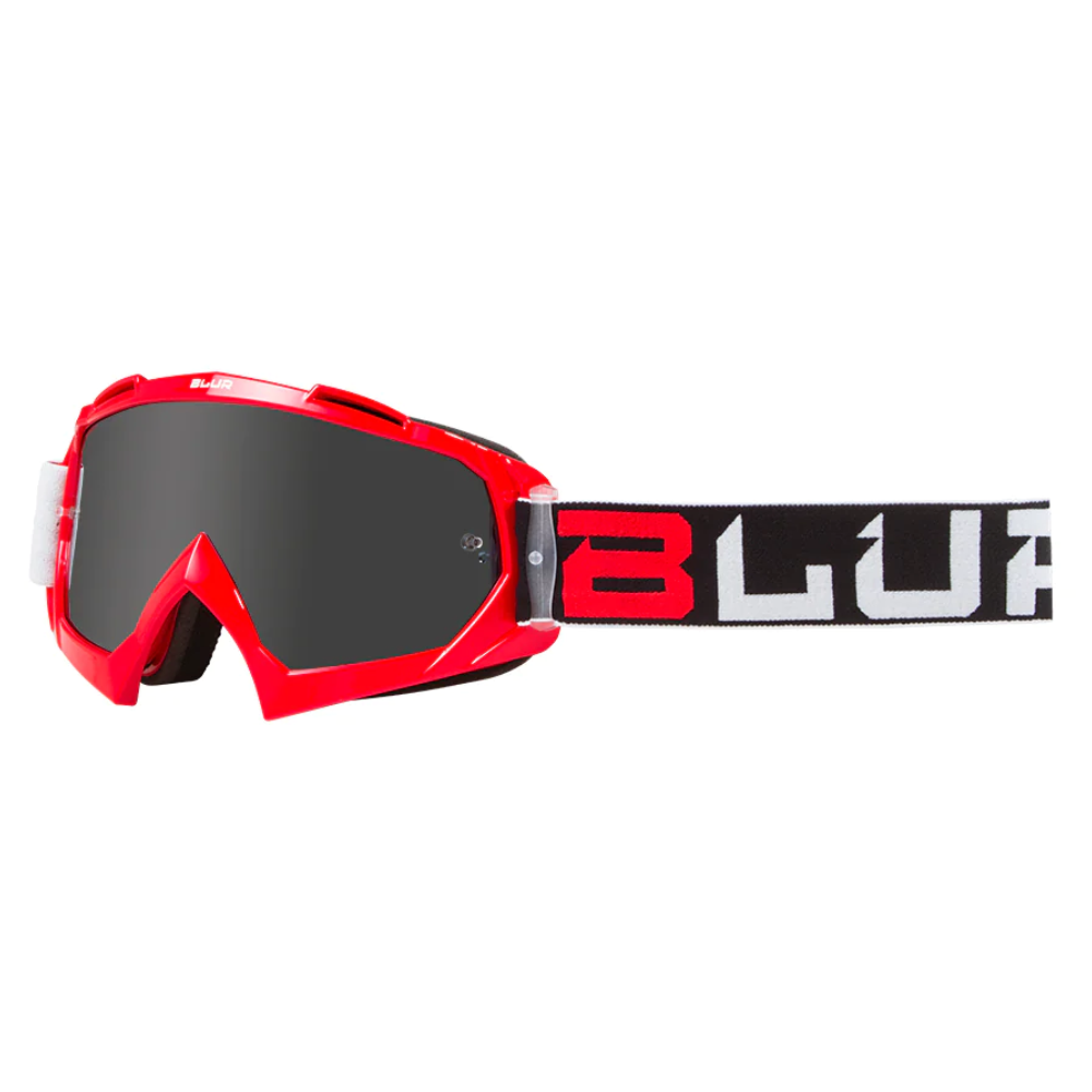Goggles: BLUR B-10 TWO FACE Red/Blk/Wht