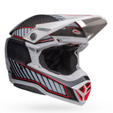 Helmet: BELL MOTO-10 SPHERICAL RHYTHM White/Black