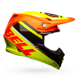 Helmet: BELL MOTO-9 MIPS PROPHECY Yell/Org/Blk