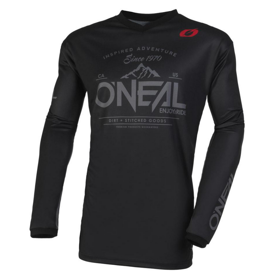 Jersey: ONEAL 2025 ELEMENT DIRT V.23 Blk/Gry