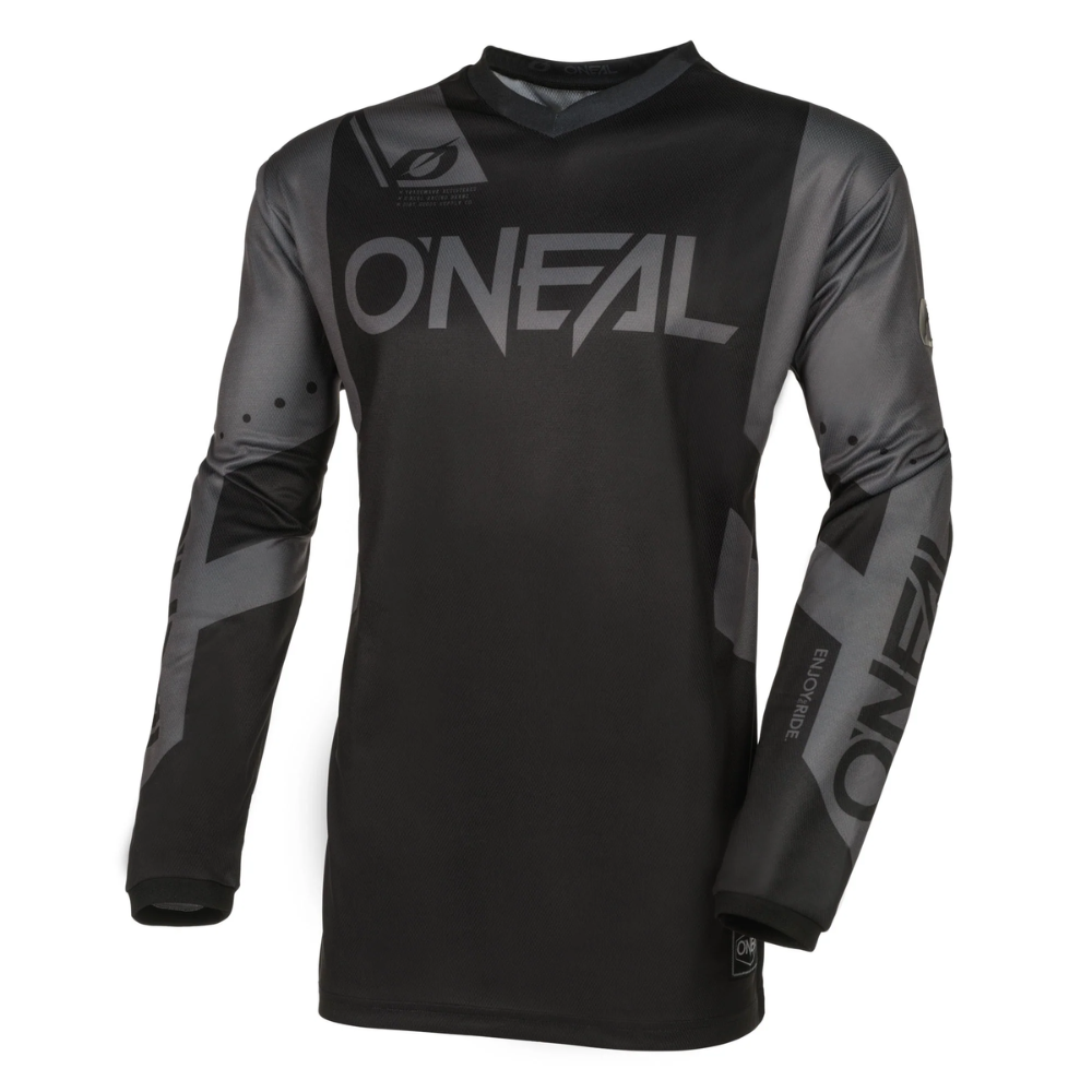 Jersey: ONEAL 2024 Youth ELEMENT RACEWEAR V.24 Blk/Grey