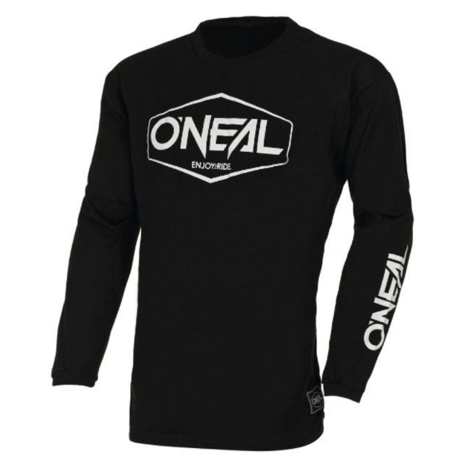 Jersey: ONEAL 2025 Youth ELEMENT COTTON HEXX V.22 Blk/Wht
