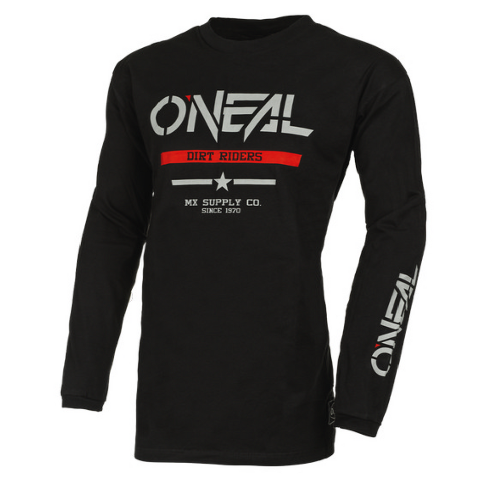 Jersey: ONEAL 2025 Youth ELEMENT COTTON SQUADRON V.22 Blk/Gry