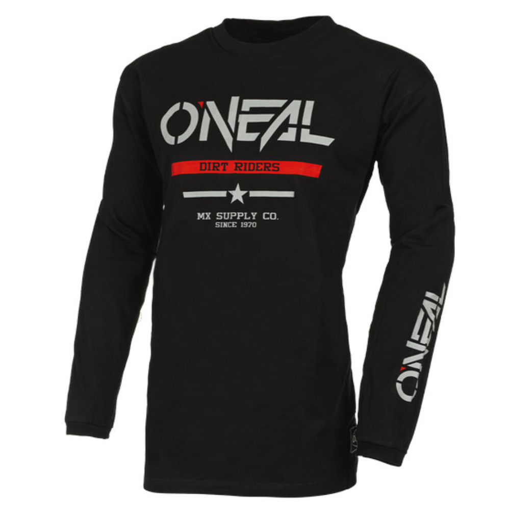 Jersey: ONEAL 2024 Youth ELEMENT COTTON SQUADRON V.22 Blk/Gry