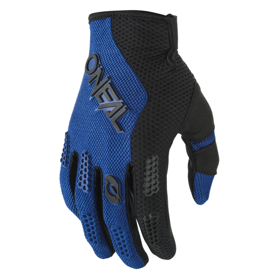 Gloves: ONEAL 2025 Youth ELEMENT RACEWEAR V.25 Black/Blue