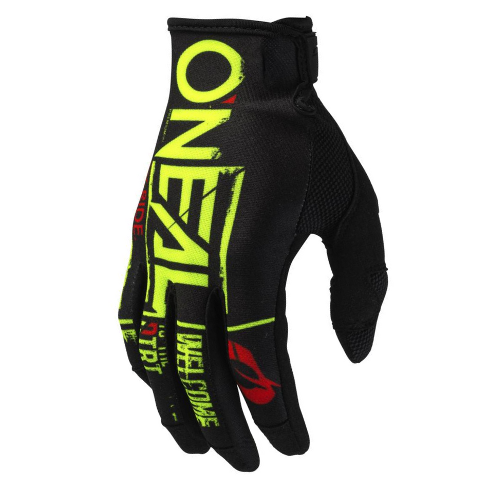 Gloves: ONEAL 2025 Youth MAYHEM ATTACK V.23 Blk/N-Yell