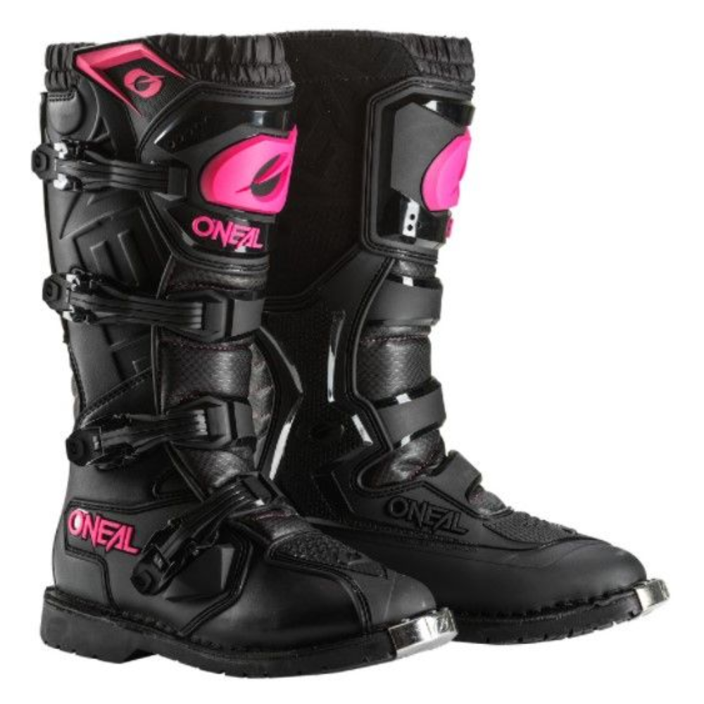 Boots: ONEAL 2024 Women RIDER PRO Black/Pink