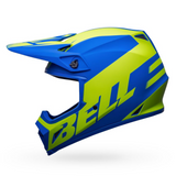 Helmet: BELL MX-9 MIPS DISRUPT CLASSIC MattBlue/H-Yell