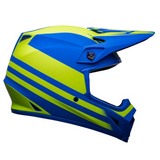 Helmet: BELL MX-9 MIPS DISRUPT CLASSIC MattBlue/H-Yell
