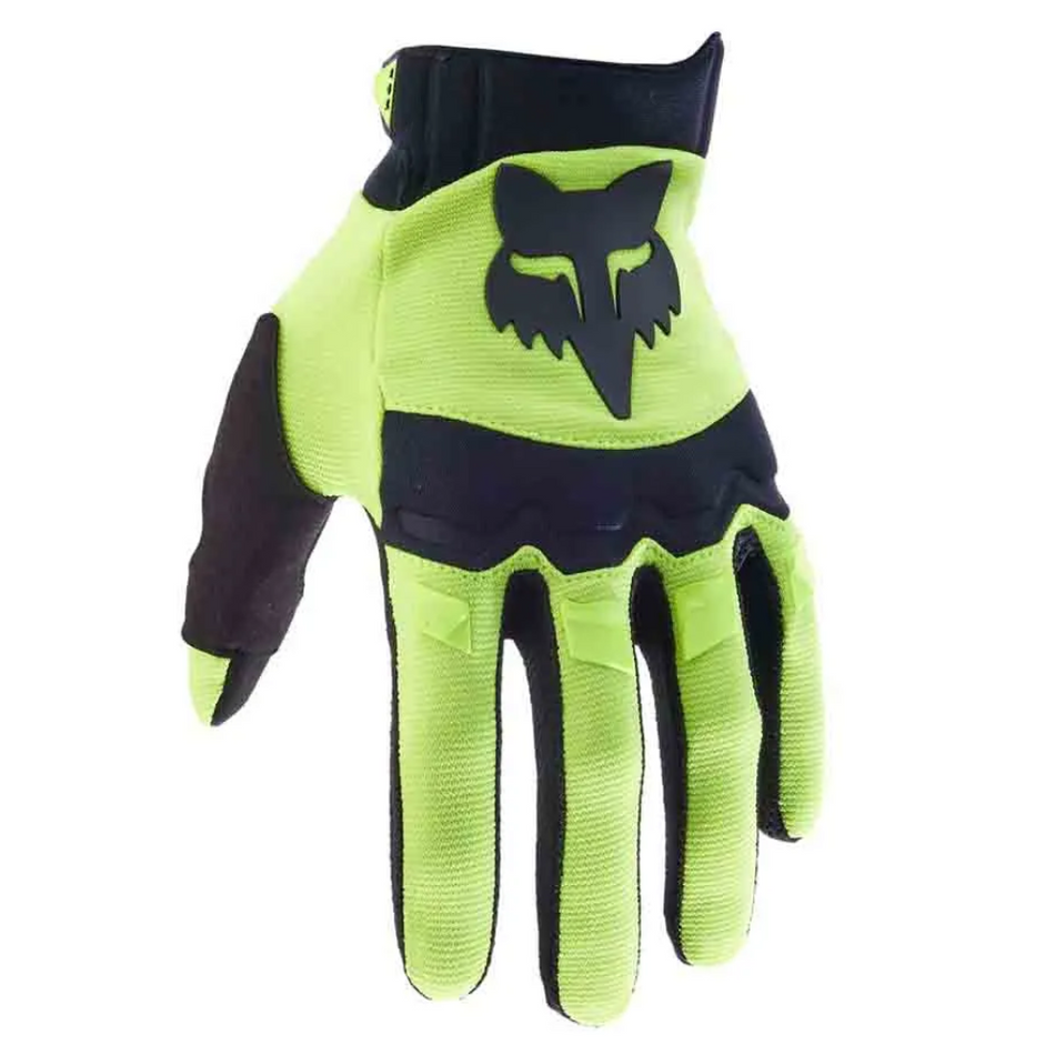 Gloves: FOX 2025 DIRTPAW Fluro Yellow